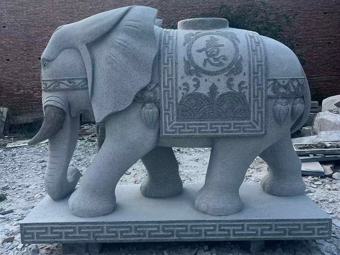 石雕大象 